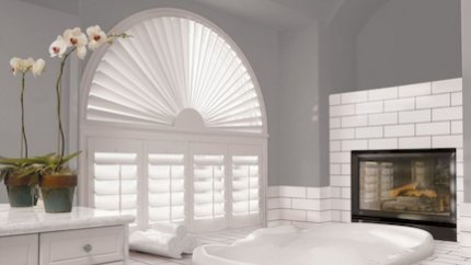 Shutters for Specialty Shape Windows in Southern California